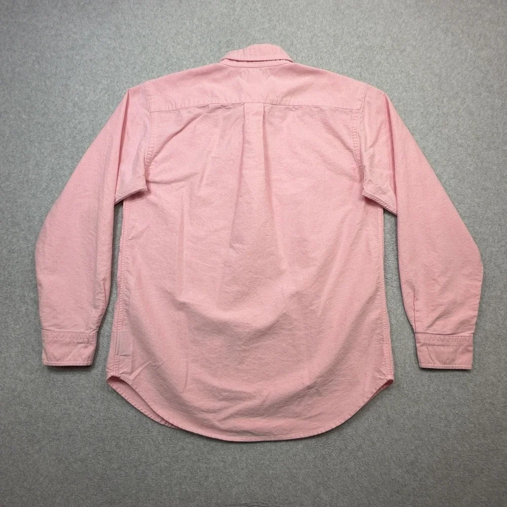Ralph Lauren Oxford Shirt Youth Large 16 Pink Long Sleeve Button Cotton Women